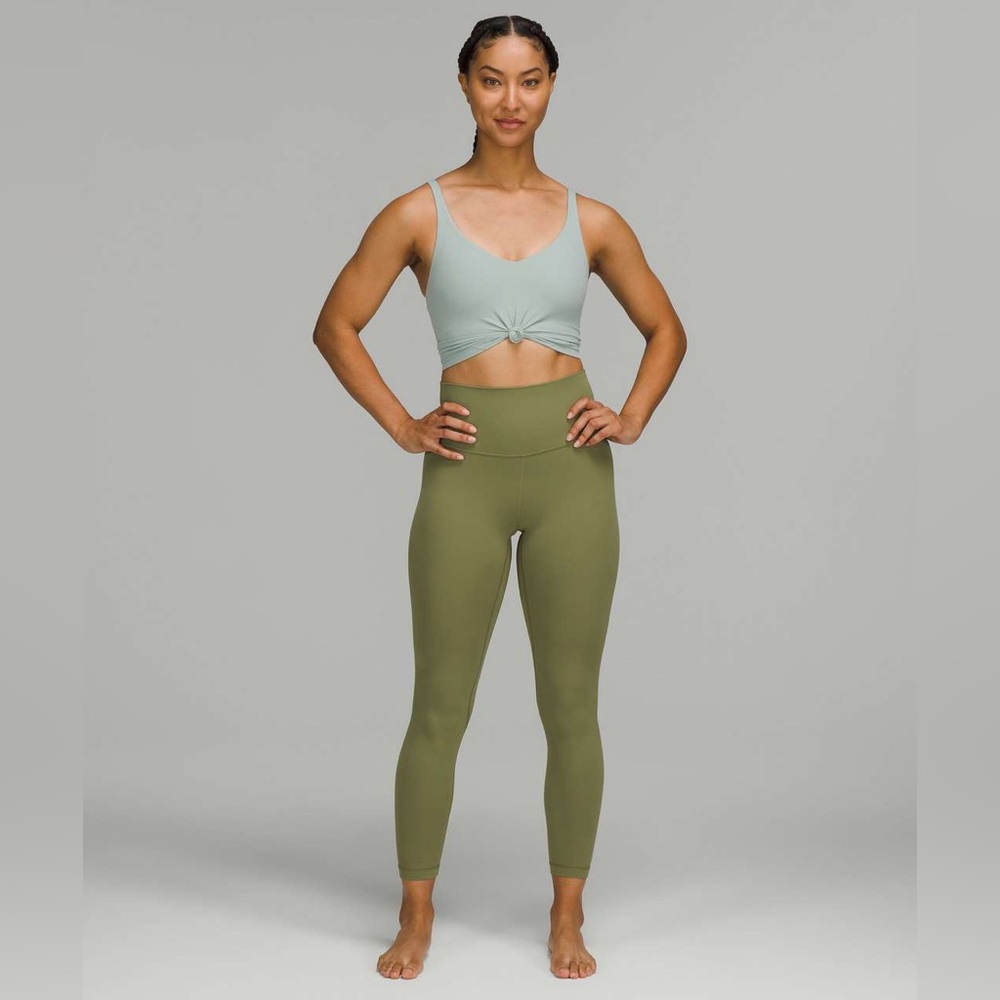 Lululemon Align High-Rise Pant 25" Bronze Green Size 8